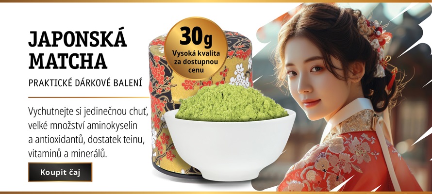 JAPONSKÁ MATCHA +15% ČAJE NAVÍC