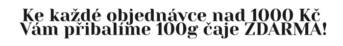 Čaj zdarma